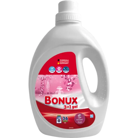 BONUX mosószer 1,8 l Radiant Rose (36 mosás) termékhez kapcsolódó kép