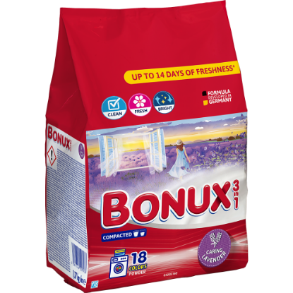BONUX mosópor 1,17 kg Caring Levander (18 mosás) termékhez kapcsolódó kép