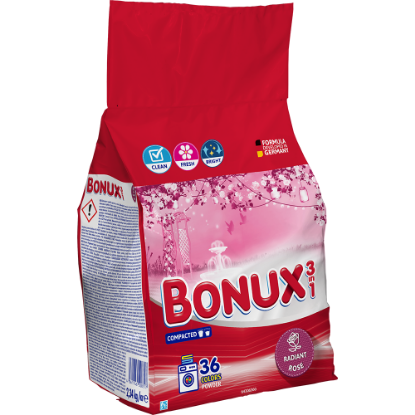 BONUX mosópor 2,34 kg Radiant Rose (36 mosás) termékhez kapcsolódó kép