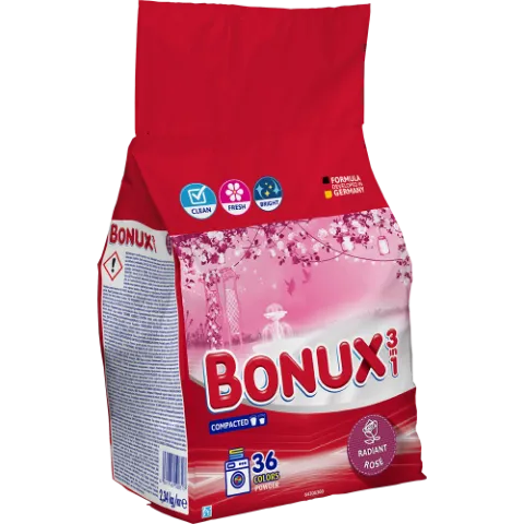 BONUX mosópor 2,34 kg Radiant Rose (36 mosás) termékhez kapcsolódó kép
