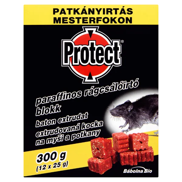 PROTECT PARAFFINOS RÁGCSÁLÓIRTÓ BLOKK (EGEREK ÉS PATKÁNYOK IRTÁSÁRA) termékhez kapcsolódó kép