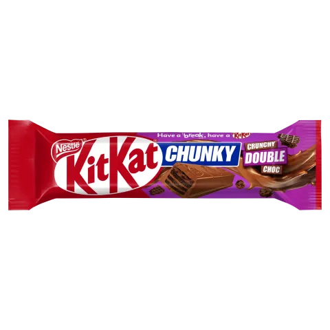 KitKat Chunky ropogós ostya tejcsokoládés krémmel és kakaós rizspehellyel tejcsokoládéban 42 g termékhez kapcsolódó kép