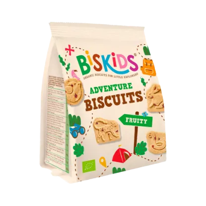 Biskids Adventure biokeksz 100g - Fruity alma termékhez kapcsolódó kép
