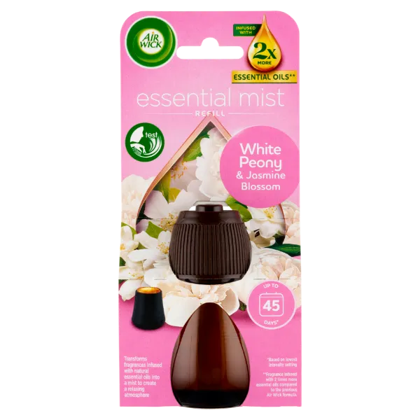 Air Wick Aroma Diffúzor utántöltő, Fehér bazsarózsa és jázminvirág illat, 20ml termékhez kapcsolódó kép