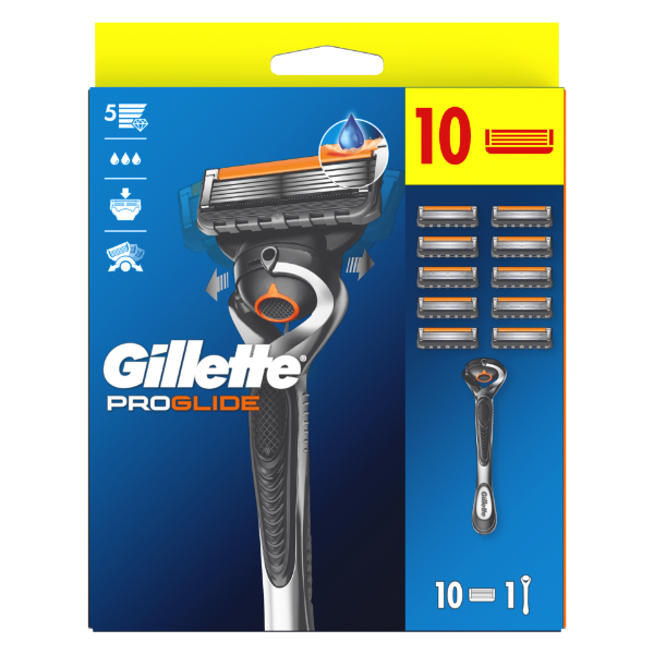 Gillette ProGlide Férfi Borotva, 10 db Borotvabetét termékhez kapcsolódó kép