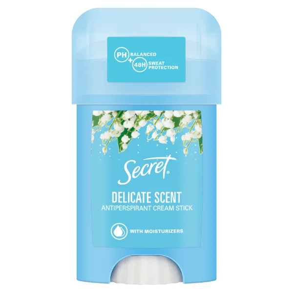 Secret Delicate Női Izzadásgátló Krémstift, 40 ml termékhez kapcsolódó kép