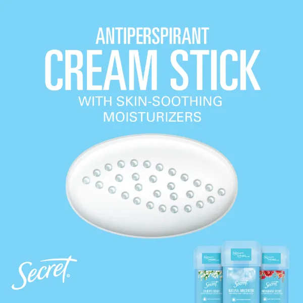 Secret Delicate Női Izzadásgátló Krémstift, 40 ml termékhez kapcsolódó kép
