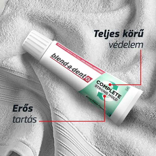 Blend-a-dent Complete Friss Ízű Műfogsorrögzítő Krém, 47 g termékhez kapcsolódó kép