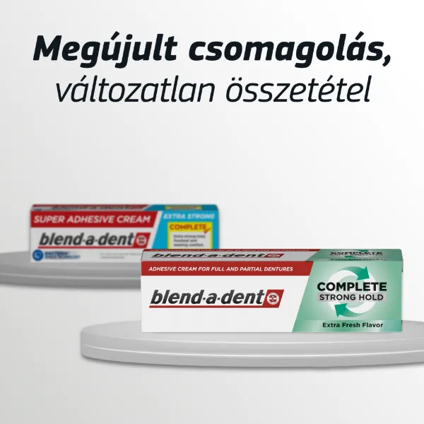 Blend-a-dent Complete Friss Ízű Műfogsorrögzítő Krém, 47 g termékhez kapcsolódó kép
