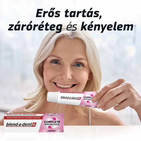 Blend-a-dent Complete Semleges Ízű Műfogsorrögzítő Krém, 47 g termékhez kapcsolódó kép