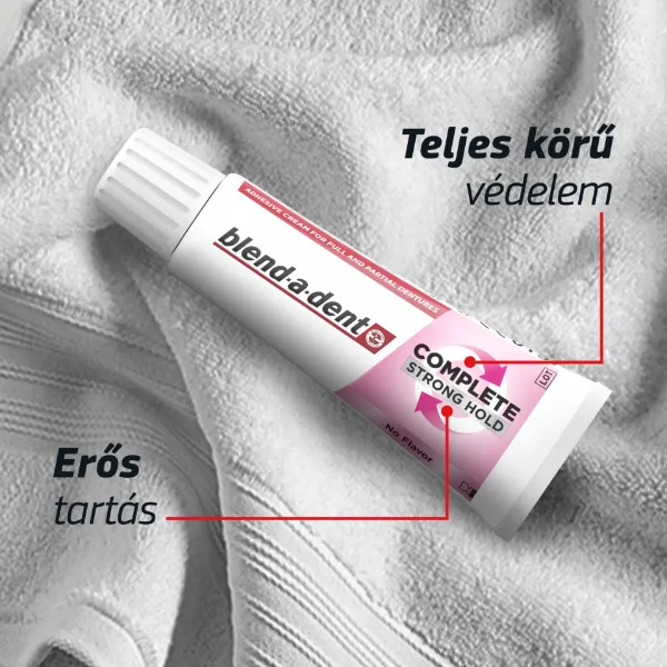 Blend-a-dent Complete Semleges Ízű Műfogsorrögzítő Krém, 47 g termékhez kapcsolódó kép