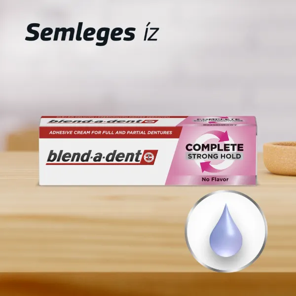 Blend-a-dent Complete Semleges Ízű Műfogsorrögzítő Krém, 47 g termékhez kapcsolódó kép