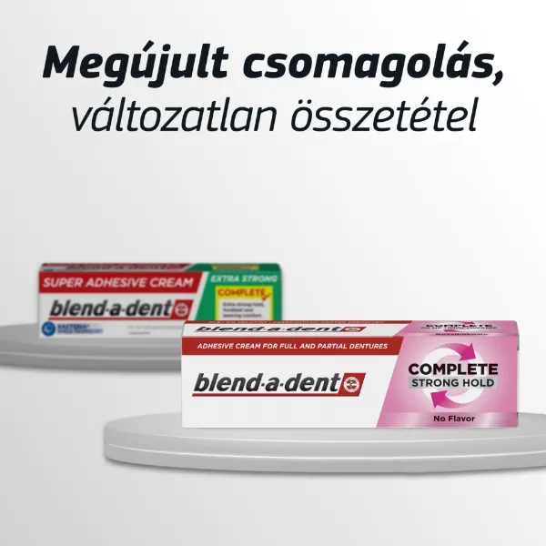 Blend-a-dent Complete Semleges Ízű Műfogsorrögzítő Krém, 47 g termékhez kapcsolódó kép