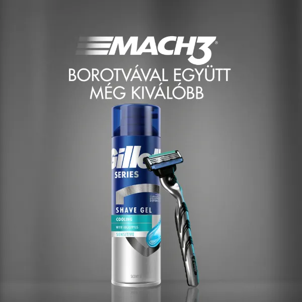 Gillette Series Hűsítő Borotvazselé Eukaliptusszal, 200ml termékhez kapcsolódó kép