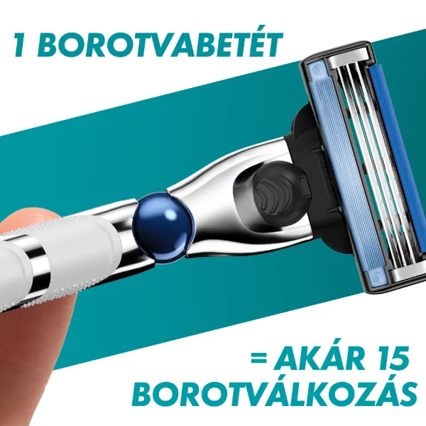 Gillette Mach3 Turbo Borotvabetétek Férfi Borotvához, 5 db Borotvabetét termékhez kapcsolódó kép