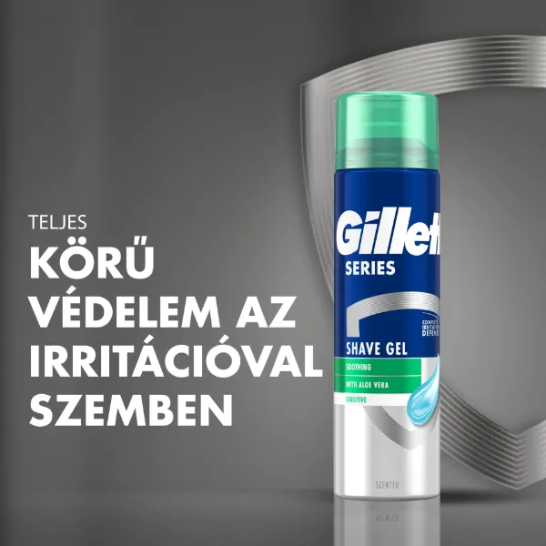 Gillette Series Nyugtató Hatású Borotvazselé Aloe Verával, 240ml termékhez kapcsolódó kép