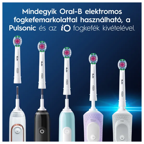 Oral-B Pro 3D White Fogkefefejek, 4 db termékhez kapcsolódó kép