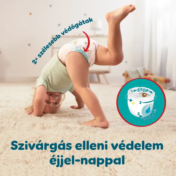 Pampers Active Baby Bugyipelenka Mancs Őrjárat Kiadás, Méret: 5, 66 db Pelenka, 11kg-17kg termékhez kapcsolódó kép