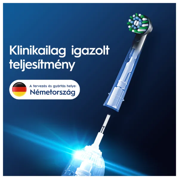 Oral-B Pro Cross Action, fekete Fogkefefejek, 4 db termékhez kapcsolódó kép