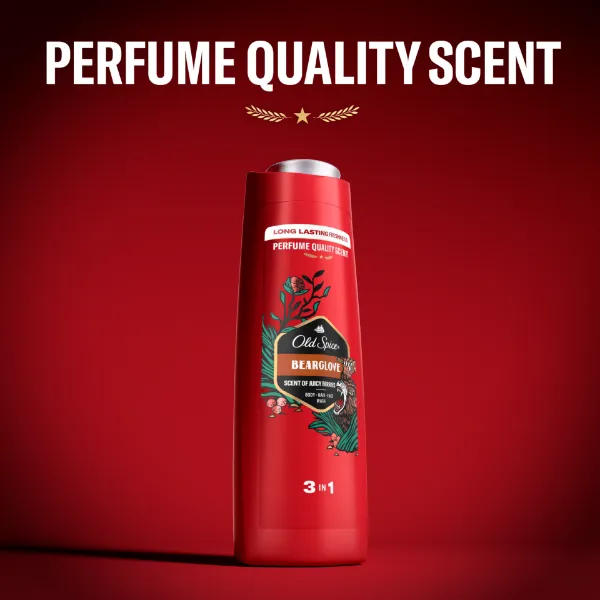 Old Spice Bearglove Tusfürdő És Sampon Férfiaknak 400ml, 3az1-ben termékhez kapcsolódó kép