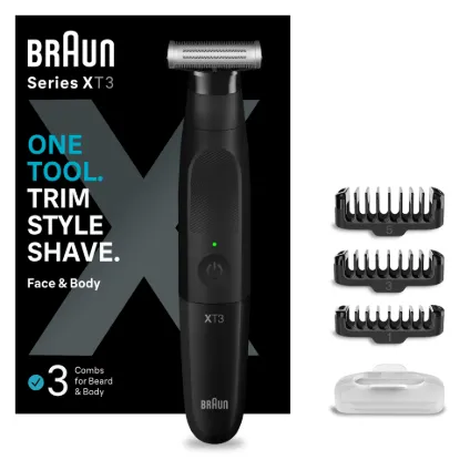 Braun Series X, Szakállvágó Arc Szőrtelenítéshez, XT3100 termékhez kapcsolódó kép