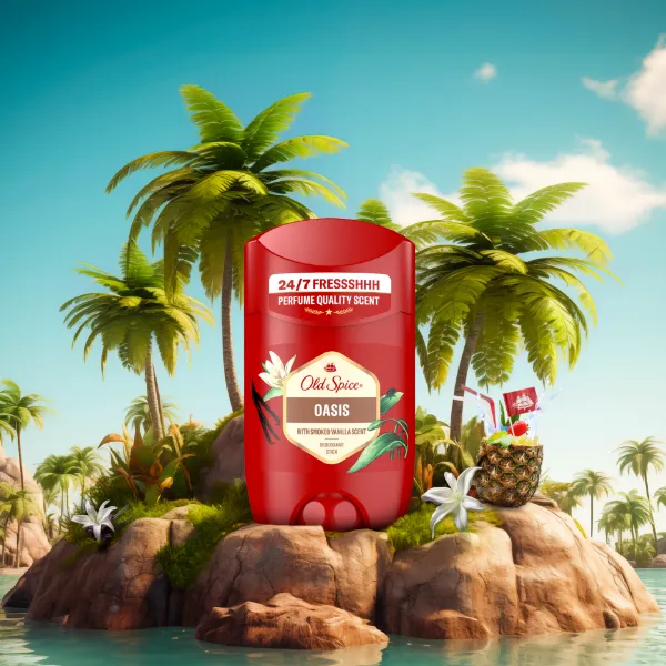 Old Spice Oasis Stift Dezodor Férfiaknak, 50 ml, 48 Órás Frissesség, 0% Alumíniumsó termékhez kapcsolódó kép