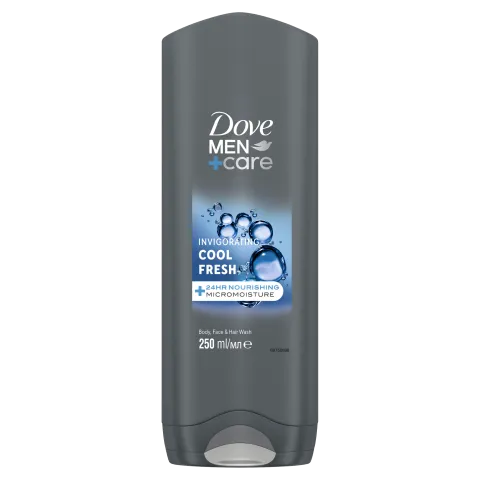 Dove Men+Care Invigorating Cool Fresh tusfürdő testre, arcra, hajra 250 ml termékhez kapcsolódó kép