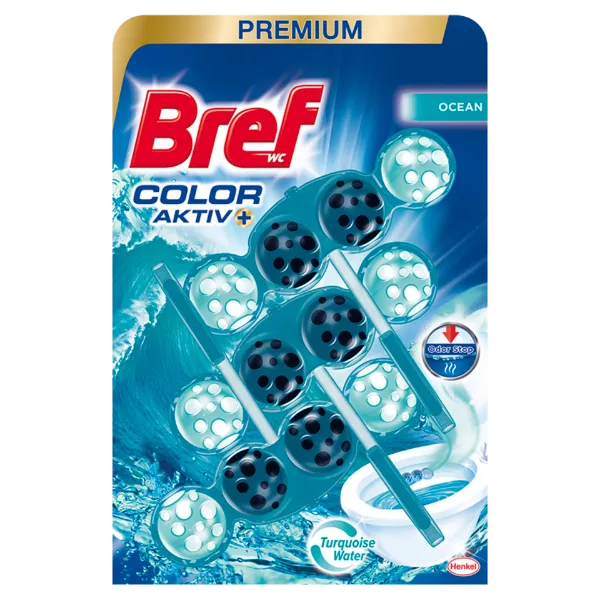 Bref Color Aktiv Ocean WC frissítő 3 x 50 g termékhez kapcsolódó kép