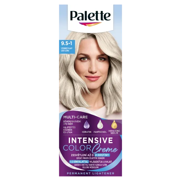 Palette ICC intenzív krémhajfesték 9,5-1 (C9) Ezüstszőke termékhez kapcsolódó kép