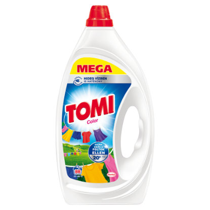 Tomi Color folyékony mosószer színes ruhákhoz 88 mosás 3,96 l termékhez kapcsolódó kép