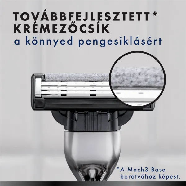 Gillette Mach3 Charcoal Borotvabetétek Férfiaknak, , 5 db Borotvabetét termékhez kapcsolódó kép