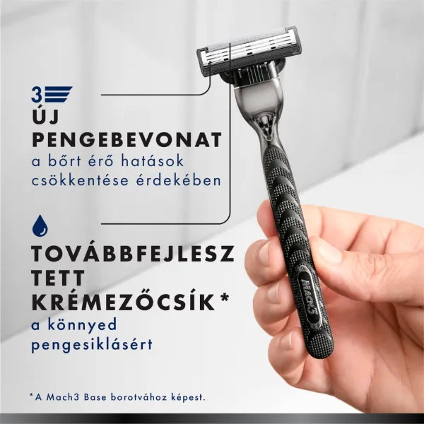 Gillette Mach3 Charcoal Borotvabetétek Férfiaknak, , 5 db Borotvabetét termékhez kapcsolódó kép