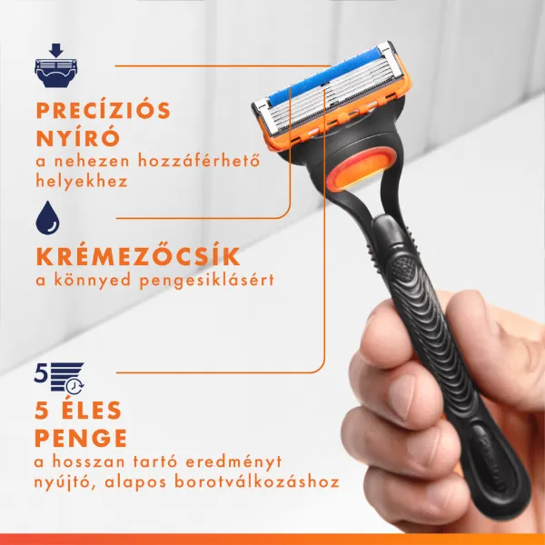 Gillette Fusion5 Pótfejek Férfi Borotvához, 4 db Borotvabetét termékhez kapcsolódó kép