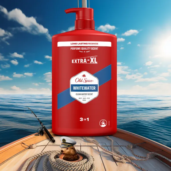 Old Spice Whitewater Férfi 3 az 1-ben Sampon és Tusfürdő, 1000 ml termékhez kapcsolódó kép