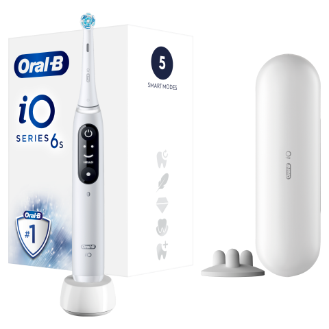 Oral-B iO 6s Elektromos Fogkefe, Fehér termékhez kapcsolódó kép