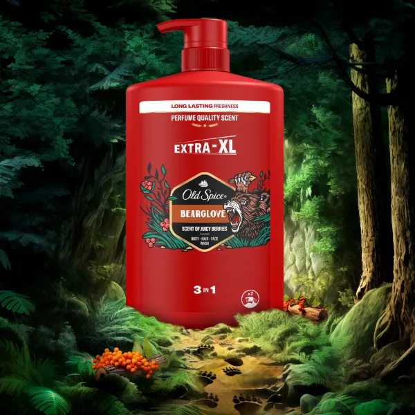 Old Spice Tusfürdo Bearglove 3in1 1000ml termékhez kapcsolódó kép