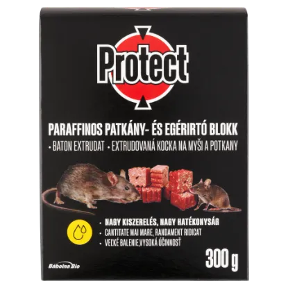 PROTECT PARAFFINOS RÁGCSÁLÓIRTÓ BLOKK (EGEREK ÉS PATKÁNYOK IRTÁSÁRA) termékhez kapcsolódó kép