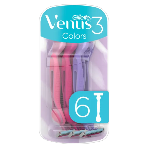 Gillette Venus 3 Colors Eldobható Borotva, 6 Db/Csomag termékhez kapcsolódó kép