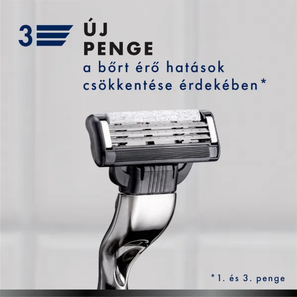 Gillette Mach3 Charcoal Borotva Férfiaknak, 1 Gillette Borotva,, 2 db Borotvabetét termékhez kapcsolódó kép