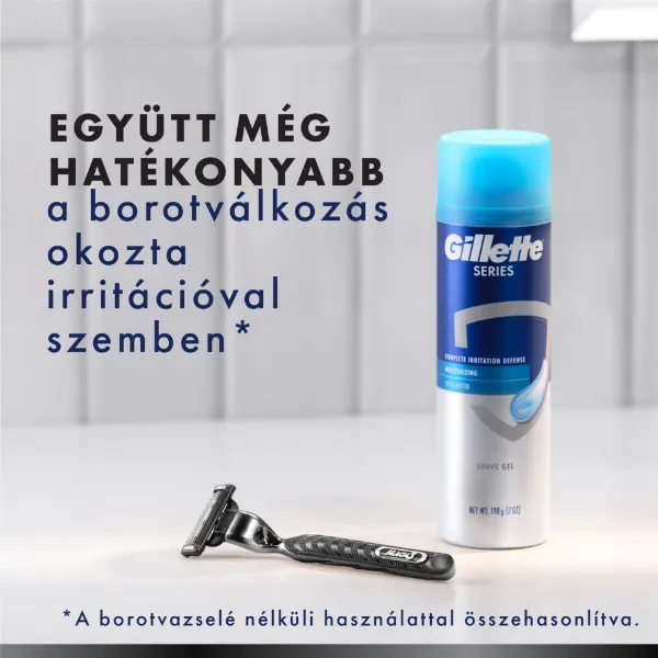 Gillette Mach3 Charcoal Borotva Férfiaknak, 1 Gillette Borotva,, 2 db Borotvabetét termékhez kapcsolódó kép