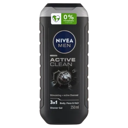 Nivea MEN tusfürdő 250ml Active Clean termékhez kapcsolódó kép