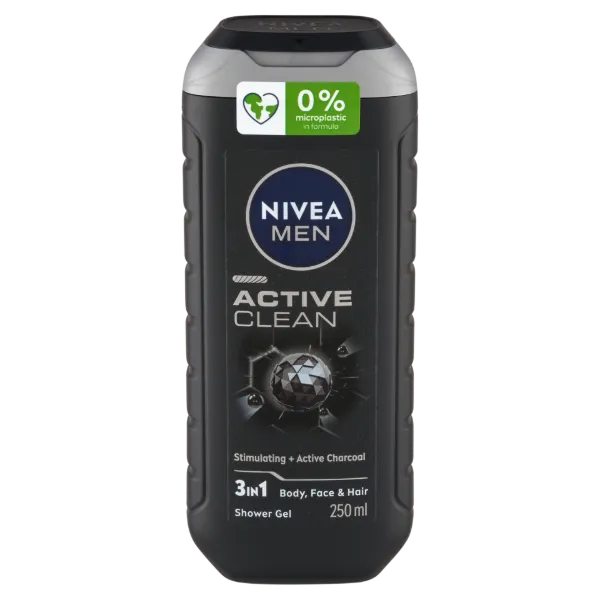 Nivea MEN tusfürdő 250ml Active Clean termékhez kapcsolódó kép