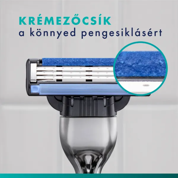 Gillette Mach3 Férfi Borotva, 1 db Gillette Borotva, 5 db Borotvabetét termékhez kapcsolódó kép