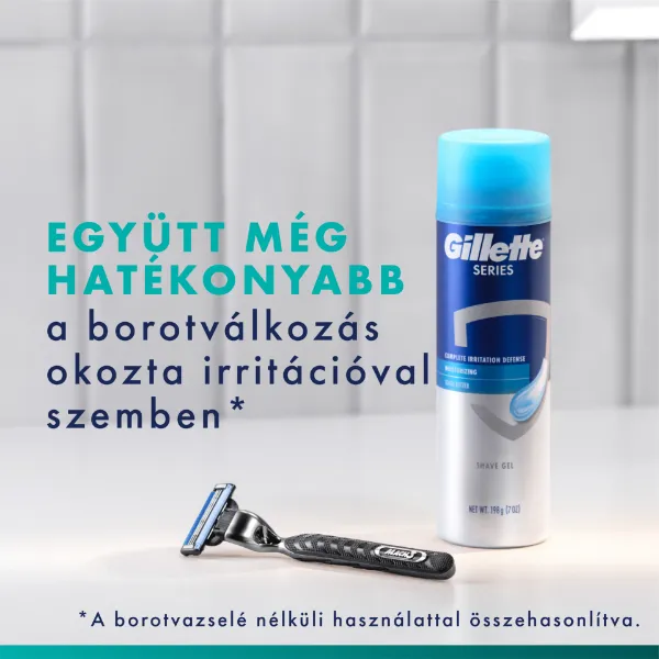 Gillette Mach3 Férfi Borotva, 1 db Gillette Borotva, 5 db Borotvabetét termékhez kapcsolódó kép