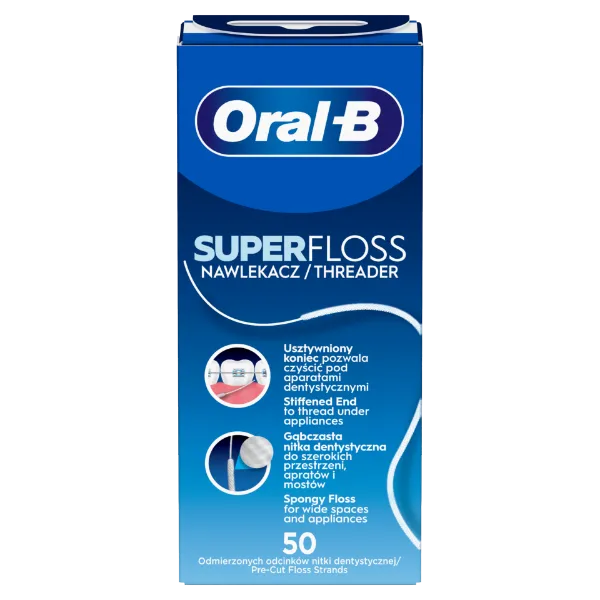 Oral-B Superfloss fogselyem 50 szál termékhez kapcsolódó kép