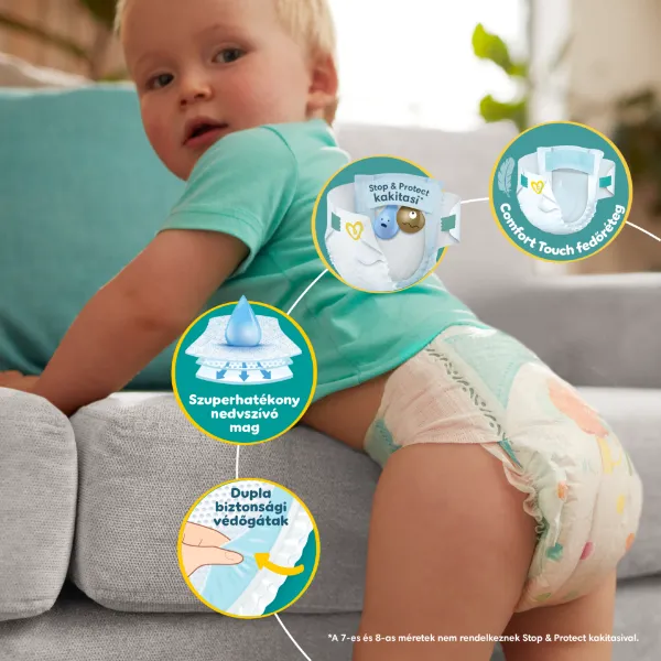 Pampers Active Baby pelenka - havi pelenkacsomag, Méret: 3, 208 db Pelenka, 6kg - 10kg termékhez kapcsolódó kép