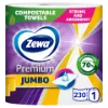 Zewa Premium Jumbo háztartási papírtörlő 3 rétegű 1 tekercs termékhez kapcsolódó kép