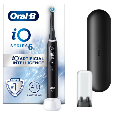 Oral-B iO 6N Elektromos Fogkefe, Fekete termékhez kapcsolódó kép