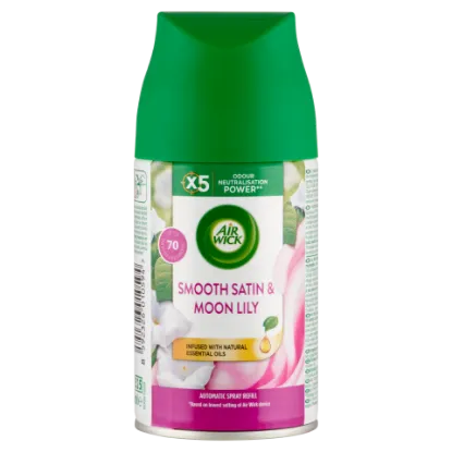 Air Wick Freshmatic Bársonyos Szatén és Éji Liliom automata légfrissítő spray utántöltő 250 ml termékhez kapcsolódó kép
