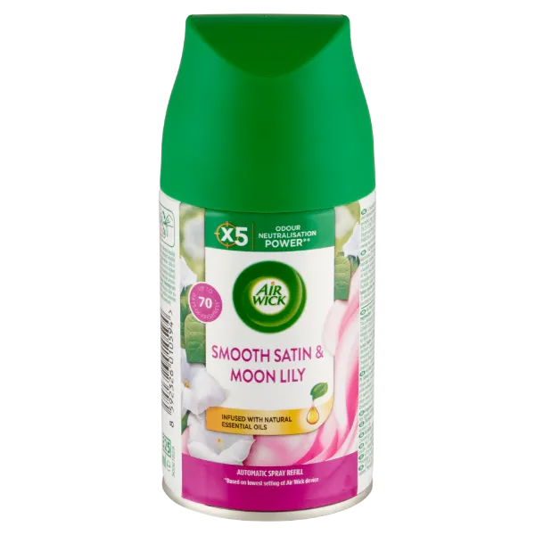 Air Wick Freshmatic Max Bársonyos szatén és éji liliom automata légfrissítő spray utántöltő 250 ml termékhez kapcsolódó kép